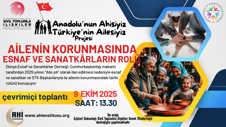 Ailenin Korunmasında Esnaf ve Sanatkârların Rolü'nü Konuşuyoruz