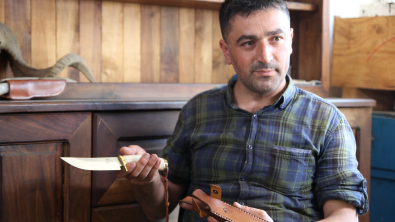 Yusufeli'nin Bıçak Ustası Muzaffer Tunç