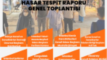 Hasar Tespit Raporu Toplantıları Başlıyor