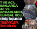 Afet Ve Acil Durumlarda Esnaf Ve Sanatkarların Toplumsal Rolü Çevrim içi Toplantısı Tespitler Öneriler