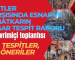 Afetler Karşısında Esnaf Ve Sanatkarın  Hasar Tespit Raporu çevrimiçi Toplantısı  Tespitler Öneriler